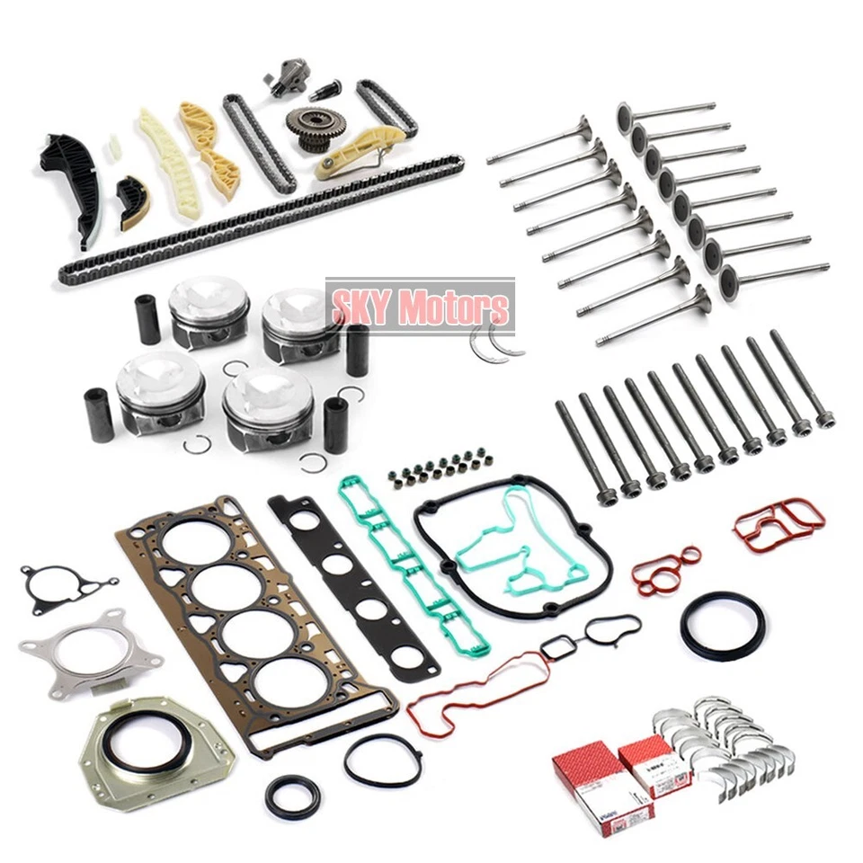 大修重建 Φ23 毫米活塞垫圈轴承套件 适用于奥迪 VW CC Tiguan 2.0TSI — 第 1/4 张图片