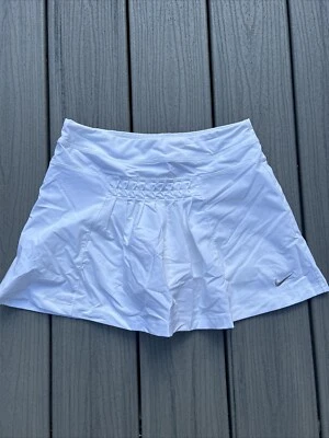 Nike Niña/Jóvenes Talla L DriFit Performance Tenis Skort/Falda ~Blanco~ Foto 1 de 4
