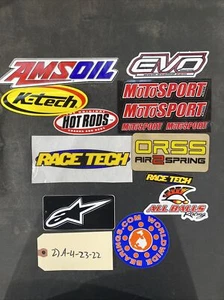 Paquete de 11 pegatinas surtidas para motocicleta/motocross - Imagen 1 de 1