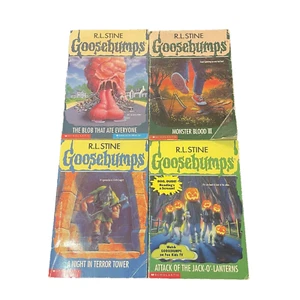 Goosebumps Paperback  Book x4 Bundle Horror Paranormal Fantasy Teens YA Lot - Picture 1 of 20