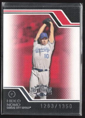 2008 Topps Triple Threads #79 Hideo Nomo Ruby /1350 - Image 1 of 2