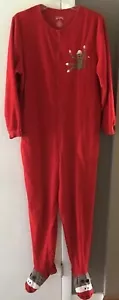 Nick & Nora rotfußig 1 Stck. Jammies lange Unterhosen Pyjama PJs Socke Affe Gr. M - Bild 1 von 7