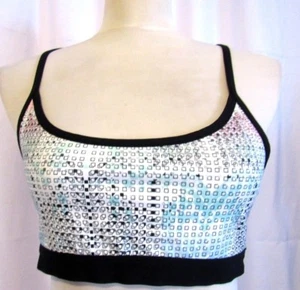 FABLETIC SCHWARZER RACERBACK FEUCHTIGKEITSABLEITENDER STOFF WENDE-BH GRÖSSE M NEU MIT ETIKETT - Bild 1 von 5