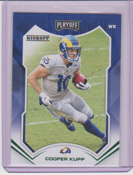 2021 Panini Playoff Kickoff Parallel Card #183 Cooper Kupp Los Angeles Rams - Image 1 of 1