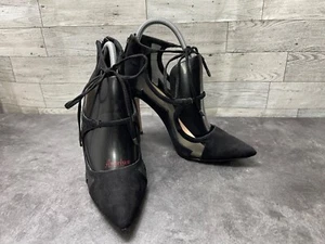 Zapatos de tacón Jessica Simpson para mujer 7,5 M Pinka negros correa de gamuza zapatos cómodos - Imagen 1 de 21