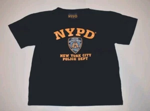 NYPD New York Police Department Youth T-Shirt Size M (10/12) Navy Blue - Picture 1 of 6