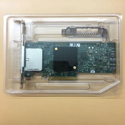 HP H221 660087-001 LSI SAS9207-8E HBA 638836-001 MiniSAS PCI-E x8 3.0 6Gb/s - Image 1 of 3