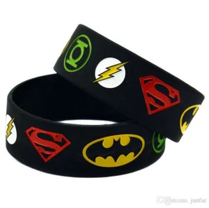 Bracciale Silicone Nero Justice League - Foto 1 di 1