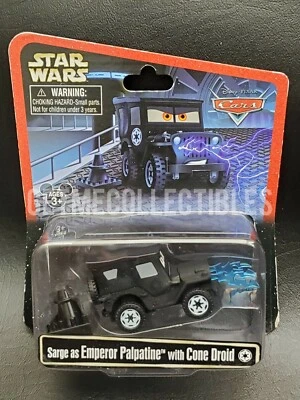 1F DISNEY PIXAR CARS STAR WARS SARGE AS EMPEROR PALPATINE CONE DROID SAVE 6% GMC - Image 1 of 2