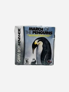 Nintendo New Game Boy Advance March of the Penguin Dented Box Gameboy Retro Nos - Picture 1 of 16
