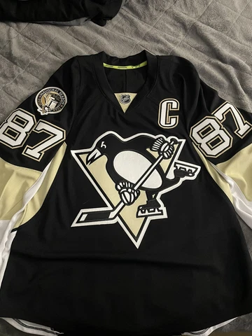 Pittsburgh Penguins Sidney Crosby Reebok Indo-Edge Size 50 Jersey Cover