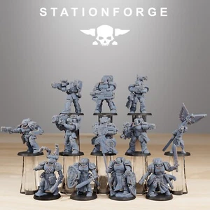 Refuerzos - Socratis Stationforge - Juego de 12 figuras - Mesa 28 mm - Imagen 1 de 10