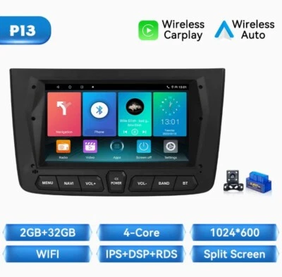 Autoradio Alfa Romeo Mito 2008-2012 Carplay-Androidauto 2GB+ 32GB, Trasera + OBD - Imagen 1 de 4