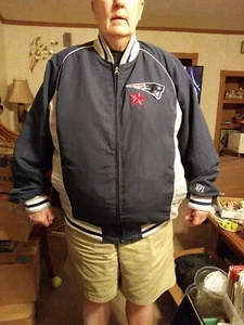 New England Patriots NFL lined light jacket zipper front G-III Apparel XL - Picture 1 of 3