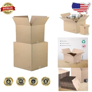 Recyclebare 11x11 braune Versandkartons | kostengünstige 25er Pack Lösung - Bild 1 von 9