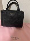 Kate Spade SAM THE LITTLE BETTER MINI TOTE Black Floral embroidery PXR00484 001