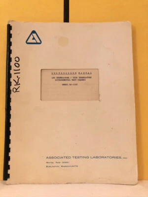 Laboratorios de pruebas asociados. Manual de cámara de prueba ambiental baja-alta RK-1100 Foto 1 de 2