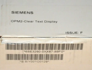 Siemens 6SE3290-0XX87-8BF0 OPM2-Clear Text Display NUEVO EMBALAJE ORIGINAL SELLADO - Imagen 1 de 2