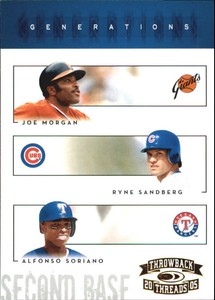 2005 Throwback Threads Generations #11 Morgan/Ryno/Soriano