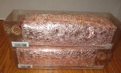 2x MAC Rose Gold Makeup Bag Cosmetic Pouch Bag Case Limited Edition Snow Ball - Image 1 of 3