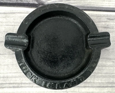 CENICERO DE HIERRO FUNDIDO IH ESTUCHE DE COLECCIÓN PRIMERA EJECUCIÓN DE HIERRO 29 DE FEBRERO 1944 ROCK ISLAND ILL Foto 1 de 4