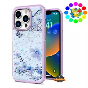For Samsung Galaxy S22 Ultra Spring Flowers Design Colorful Frame TPU Case Cover - Picture 1 of 43