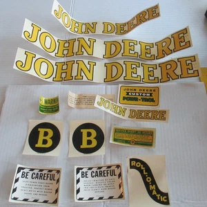 NOS Decal Set fits John Deere B Styled Tractor Decal A11 - Picture 1 of 6