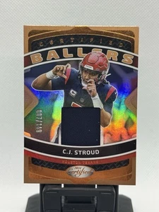 Parche de peloteros certificados CJ Stroud 2024 #007/149 camiseta bronce de los Houston Texans # - Imagen 1 de 2