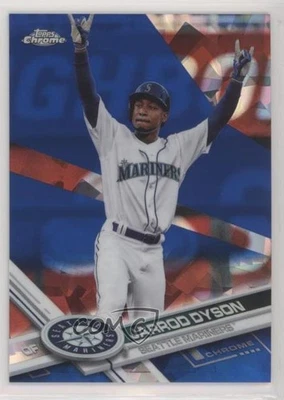 2017 Topps Chrome Sapphire Edition /250 Jarrod Dyson #489 - Image 1 of 2