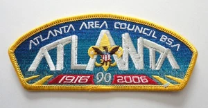 Atlanta Area Council BSA 90th Anniversary 1916-2006 CSP Patch - Picture 1 of 1