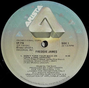 Freddie James - Don't Turn Your Back On Love (12" Single, Promo) - Picture 1 of 1