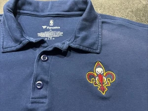 Camisa polo para hombre New Orleans Pelicans NBA Fanatics azul marino XL - Imagen 1 de 9