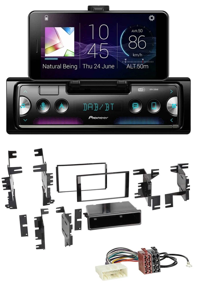 Pioneer USB MP3 Bluetooth DAB Autoradio für Nissan Navara NV NV200 (ab 12) - Bild 1 von 4