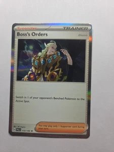 SV02: Paldea Evolved Boss's Orders 172/193 holo POKEMON CARD Rare - Picture 1 of 2