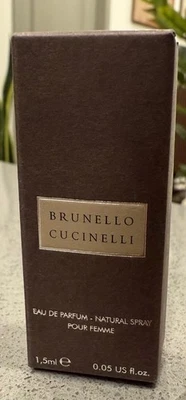 BRUNELLO CUCINELLI EAU DE PARFUM SPRAY NATURAL PARA MUJER TAMAÑO DE VIAJE: 1,5 ml NUEVO Foto 1 de 2
