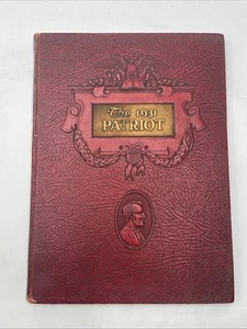 1931 Shields High School Yearbook Seymour, Indiana The Patriot w/Letter - Picture 1 of 8
