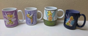 Lotto di 4 tazze da caffè Disney Store Tinkerbell 20 oz, 16 oz, 14 oz - Foto 1 di 9