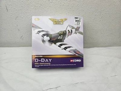 CORGI THE AVIATION ARCHIVE  AA31906 D-DAY 60TH ANNIVERSARY SUPERMARINE SPITFIRE - Image 1 of 4