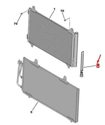 PEUGEOT 208 MK2 P21 Trockenpatronen-Set 9828311680 Neu Original - Image 1 of 2