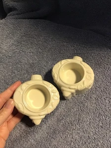 Lenox Christmas Candle Holder Set Lot 2 Yuletide Glowlight Ornament Votive NEW - Picture 1 of 7