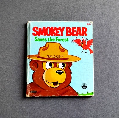 Vintage 1971 Smokey Bear Saves The Forest Whitman Tell-A-Tale Book - Image 1 of 4