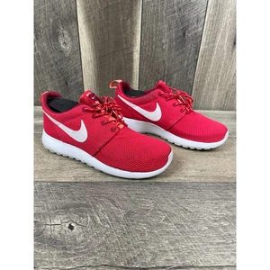 Scarpe da corsa Nike Roshe Run 511882-603 da donna US 7 sneakers a rete rosse fusion - Foto 1 di 9