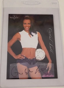2005 BENCH WARMER Crystal Lett AUTHENTISCHE AUTOGRAMMKARTE #8 Signature Series NMMT - Bild 1 von 4