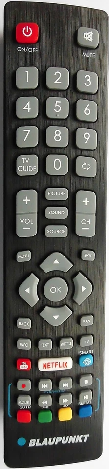 Telecomando originale Blaupunkt TV LCD LED TV - Immagine 1 di 1