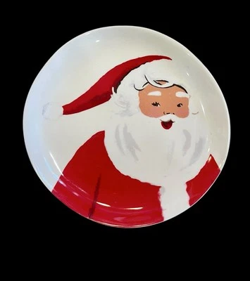 Target Threshold Melamine 8” Santa Claus Face Christmas Plate Replacement - Image 1 of 4