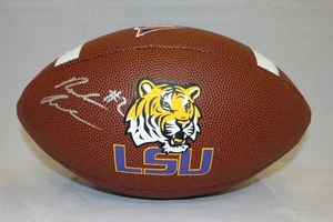 Rueben Randle Autographed LSU Tigers Wilson Logo Football- JSA Witnessed Auth - Picture 1 of 10