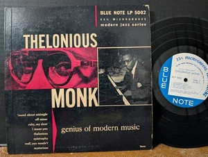 Thelonious Monk Genius Of Modern Music 1952 Blue Note 10" Art Blakey 2nd Press - Picture 1 of 3