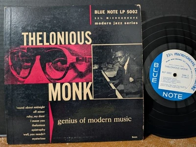 Thelonious Monk Genius Of Modern Music 1952 Blue Note 10" Art Blakey 2nd Press - Image 1 of 3