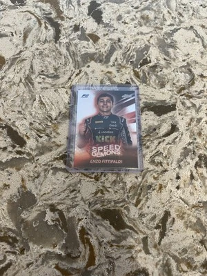 2024 Topps Chrome Formula 1 F1 Speed Demons #SD23 Enzo Fittipaldi - Image 1 of 2