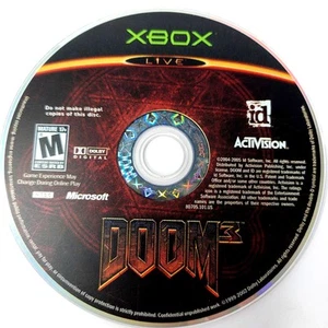 Doom 3 Microsoft Xbox 2005 Activision Disc Only Video Game Tested & Working - Picture 1 of 3